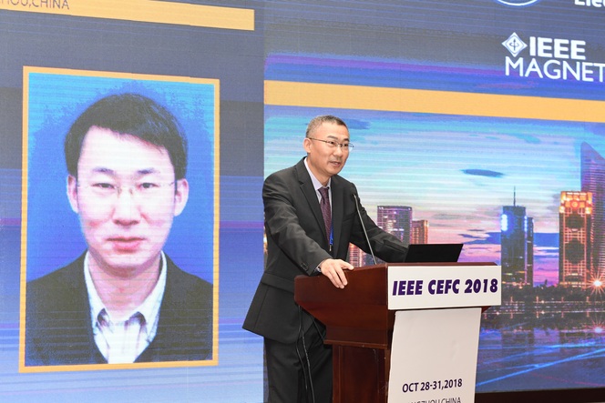 Prof. YANG Shiyou from College of Electrical Engineering chaired the conference.